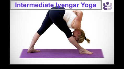Intermediate Iyengar Yoga Class Standing Forward Bends Youtube