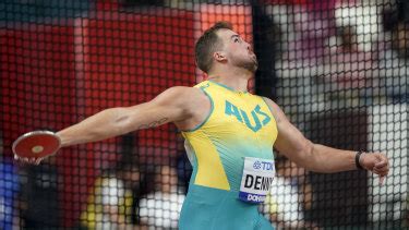 The men's discus has been part of every modern olympics. World athletics championships, Qatar, 2019: Matthew Denny in the frame for discus medal