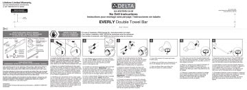 Delta EVE25 DN Everly 24 In Double Towel Bar Instructions Manualzz