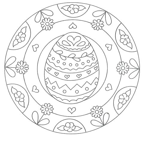 Ausmalbilder Ostern Mandala - 70 Kostenlose Malvorlagen
