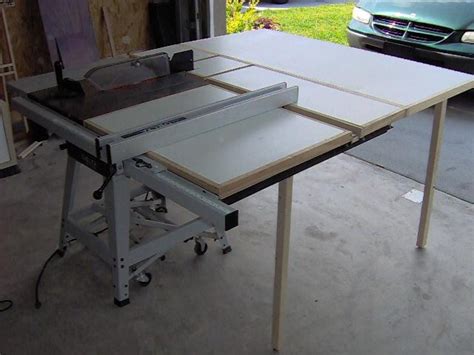 Useful Delta Table Saw Outfeed Table Plans