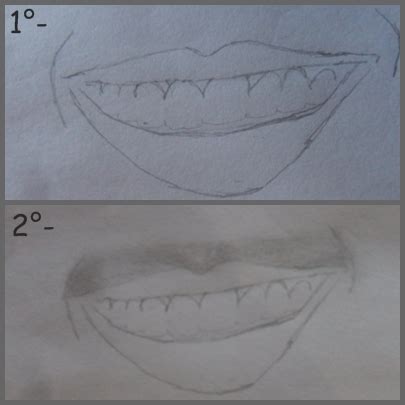 Tutorial como desenhar boca e dentes Arte vício