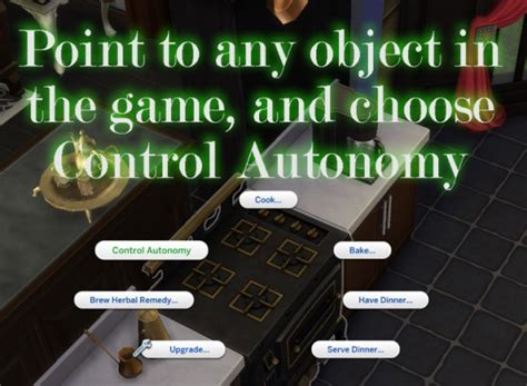 Mod The Sims Self Configurable Autonomy Mod By Scumbumbo • Sims 4