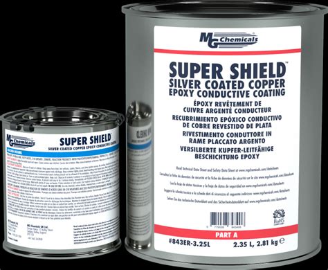 Super Shield 843er Silver Coated Copper Conductive Epoxy Coating