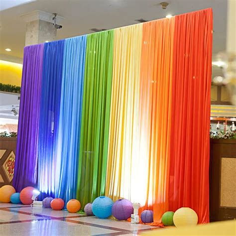 Wedding Backdrops New Arrival Colorful Rainbow Wedding Backgrounds