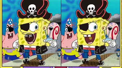 Spongebob Games Spongebob Love Differences Game Youtube