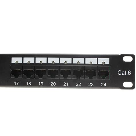 Ethernet utp patch panel 24 port rj45 wall mount keystone network patchpanel. Competitive Price 24 Port Patch Panel 19 Inches 1u ...