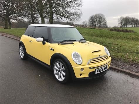 Mini Cooper S In Bright Yellow With White Roof Great Looking Car In