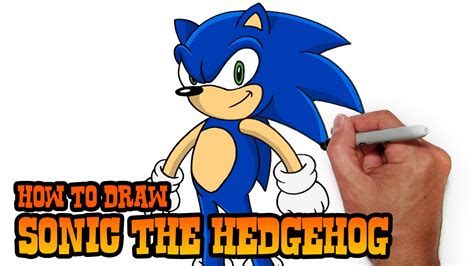 How To Draw Sonic The Hedgehog Video Lesson Doovi