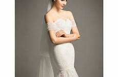 wedding sexy sweep tulle appliques mermaid shoulder train lace dress off gemgrace