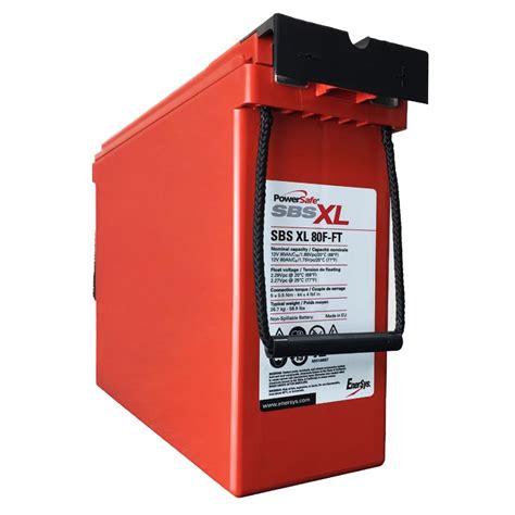Enersys Powersafe Sbsxl 80f Ft Battery 12v 80ah Front Terminal Osi