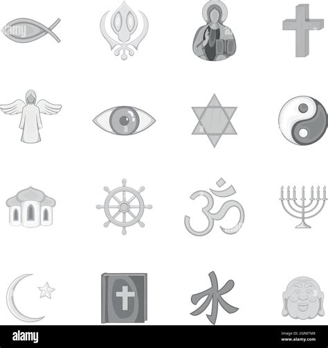 Christian Religious Symbols Stock Vector Images Alamy