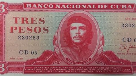 Maybe you would like to learn more about one of these? Che Guevara 1988 Cuba 3 Peso Authentic Cuban Money - YouTube