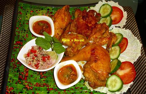 Untuk membuat ayam bakar khas padang, ayam utuh dipotong jadi 8 bagian. Karin's Recipe: Ayam Bakar Bumbu Sereh (Indonesian Grilled ...
