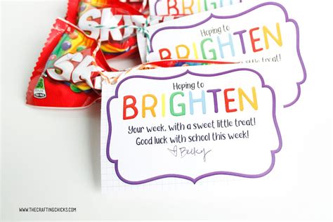 brighten your day t tag free printable the crafting chicks