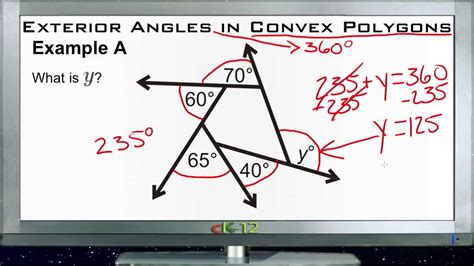Exterior Angles In Convex Polygons Examples Basic Geometry Concepts