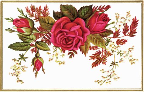Free Victorian Flowers Cliparts Download Free Victorian Flowers