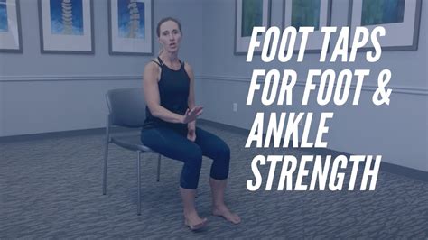The Foot Tap Foot And Ankle Exercises Core Chiropractic Youtube