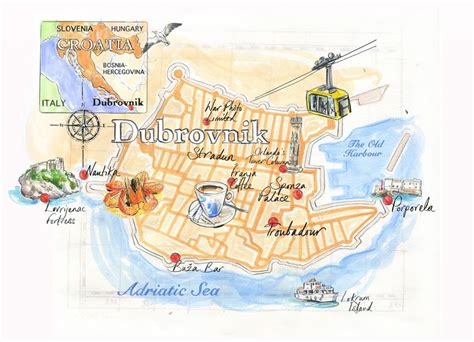 2 thoughts on best beaches in dubrovnik croatia + map. Jane Webster - Map of Dubrovnik #map #dubrovnik ...