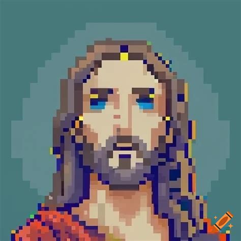 Jesus Christ Pixel Art On Craiyon