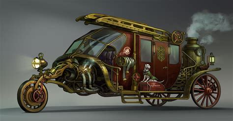Image Result For Steampunk Car Fantasy Cars Steampunk Vehicle