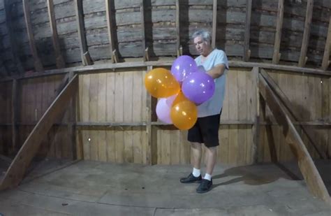 Daddy Busts A Balloon Cluster Thisvid Com
