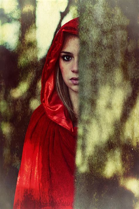 Red Cloak Woman Photograph By Innershadows Photography Fine Art America