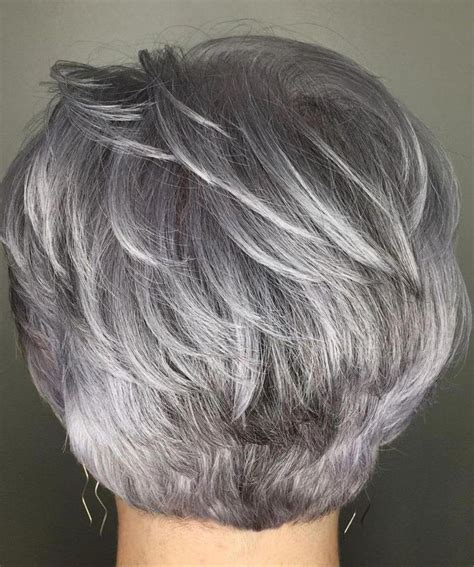 Gray Silver Hair Color Ideas In Silver Hair Trend Hair Color As Well As Attitude And