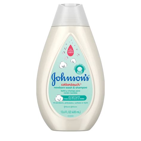 Johnsons Cottontouch Newborn Baby Wash And Shampoo 136 Fl Oz