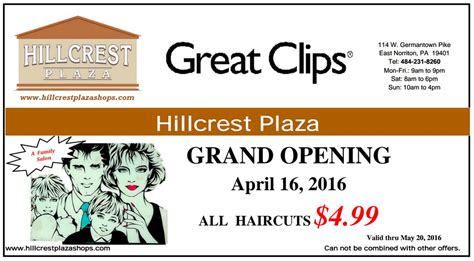 Greatclipsapril Hillcrest Plaza Shops East Norriton Pa
