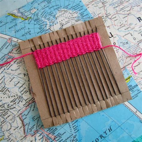 17 Best Cardboard Loom Weaving Images On Pinterest Weaving Loom