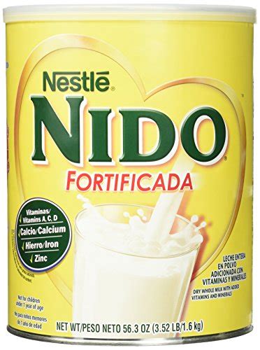 Nestle Nido Fortificada Dry Milk 563 Oz Canister Flash Sashom