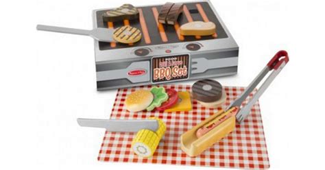 Melissa And Doug Wooden Grill And Serve Bbq Set • Pris