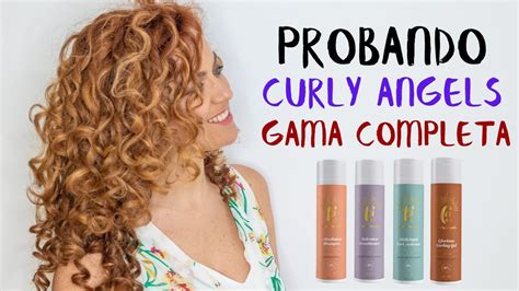 Probando Toda La Gama Curly Angels Nuevos Productos Para El Mcg Youtube