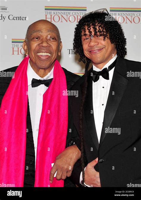 Geoffrey Holder And His Son Leo Holder Arrive For The Formal Artists