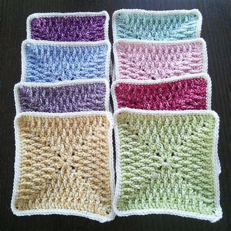 This simple granny square pattern is made with chains, single crochet, double crochet and post. 15 Creative Crochet Granny Square Patterns