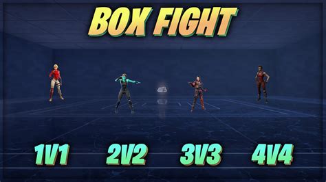 Box Fight 1v1 4v4 1v1v1v1 Fortnite Creative Map Code Dropnite