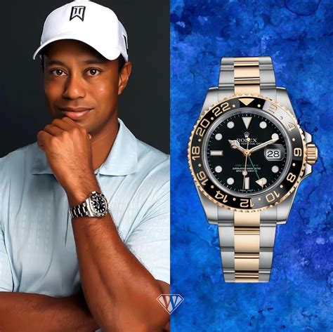 Tiger Woods Rolex Gmt Master Ii In 18k Yellow Gold Superwatch