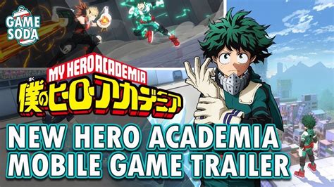 My Hero Academia The Strongest Hero Upcoming Mobile Game Mobile