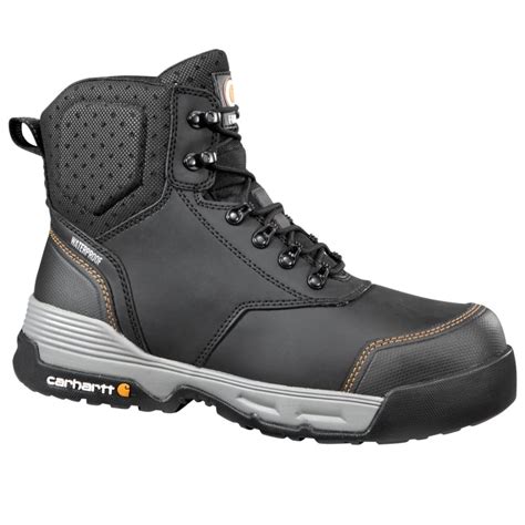 Carhartt Mens 6 Inch Force Work Boots Black Bobs Stores
