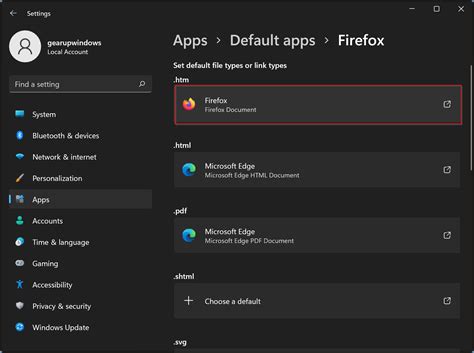 How To Set Firefox Default Browser On Windows 11 Gear Up Windows