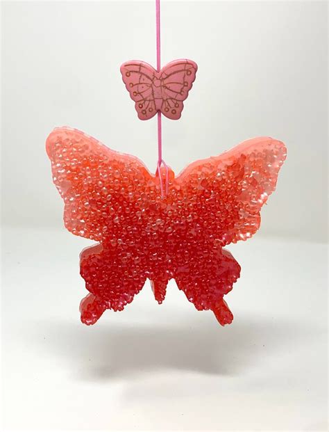 Large Butterfly Aroma Car Air Freshie Freshener Aromie Etsy Freshie Aroma Beads Largest