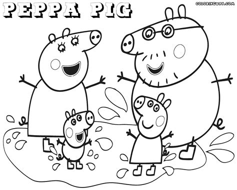 Pepa Pig Coloring Page