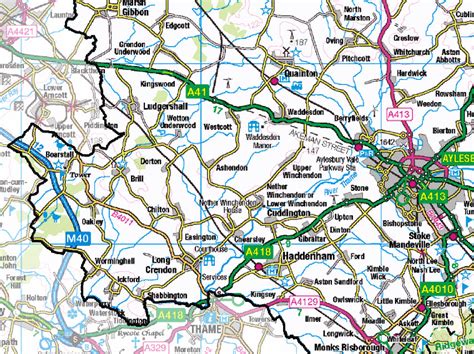 Buckinghamshire County Map 2021 Map Logic