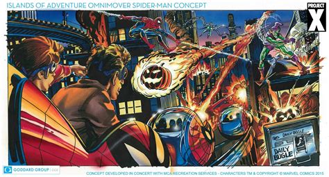 Planearás sobre las calles, treparás rascacielos y combatirás siniestros villanos en cada rincón. The Amazing Adventures of Spider-Man, Islands of Adventure ...