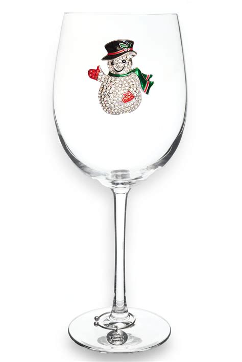 Snowman Wine Glasses Stemmed And Stemless Wine Glasses