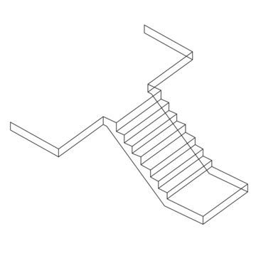 Drawing Of A Reinforced Cement Concrete Stair Structure Railing Stone