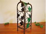 Images of Standing Wrought Iron Wine Racks