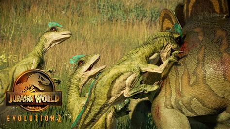 Deinonychus Attacks Wuerhosaurus Life In The Cretaceous Jurassic World Evolution 2 🦖 4k 🦖