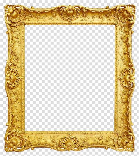 Gold Frame Transparent Background Png Clipart Hiclipart